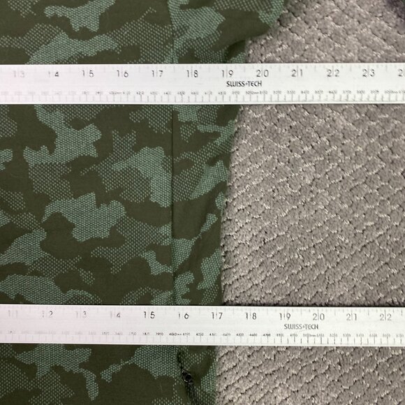 Lululemon Surge Warm Full Zip Jacquard Jacket Hoodie Men's Medium Camo Green Gym - Picture 8 of 10